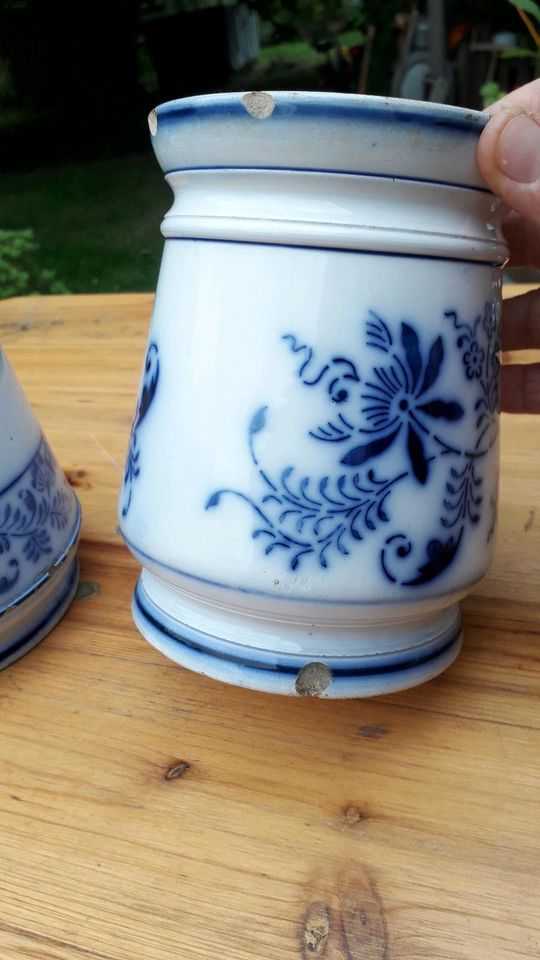 Sehr alte Vorratsdosen Keramik 1920 Annaburg shabby sammeln in Osterwieck
