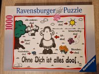 Sheepworld 1000 Teile Puzzle: Ohne Dich ist alles doof Mecklenburg-Vorpommern - Neubrandenburg Vorschau