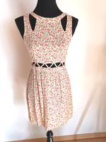 H&M Sommerkleid Gr. 34/36 Rosen Blumen Cut-outs Hessen - Hofgeismar Vorschau
