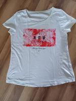 Tom Tailor / M / T-Shirt / bedruckt / weiß Hessen - Schaafheim Vorschau