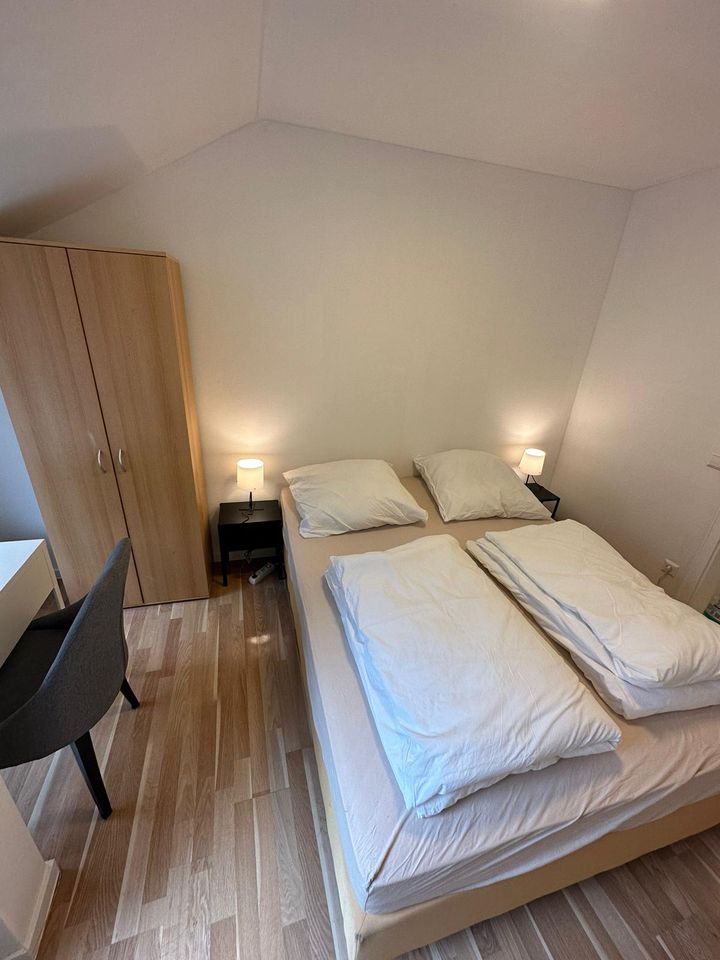 Monteurwohnung 1 Doppelzimmer für in Dossenheim bei Heidelberg für 2 Personen mit Dachterrasse (DG, 6) in Dossenheim