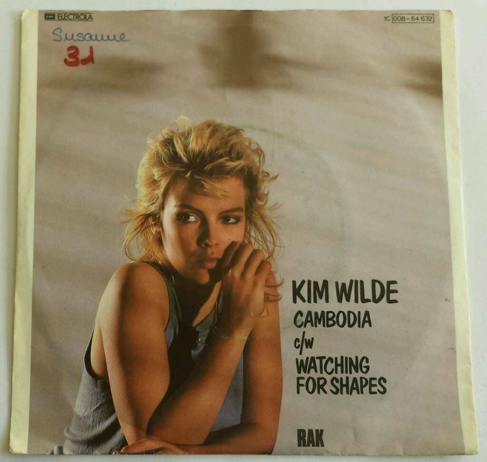 66. "Single" von "KIM WILDE" "CAMBODIA" in Langenfeld Eifel