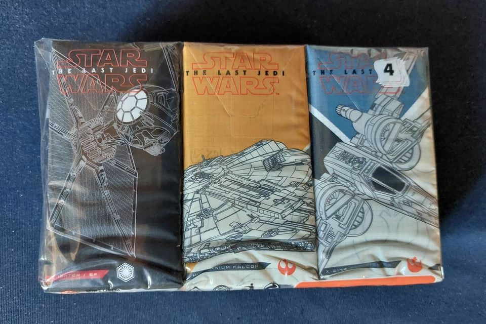 Star Wars Kissen, 2 Notizbücher, 6x9 Taschentücher, Hörspiel 1-6 in Oberstreu