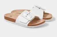 C&A Sandalen Latschen Schlappen mit großer Schnalle weiß Gr37 neu Berlin - Tempelhof Vorschau