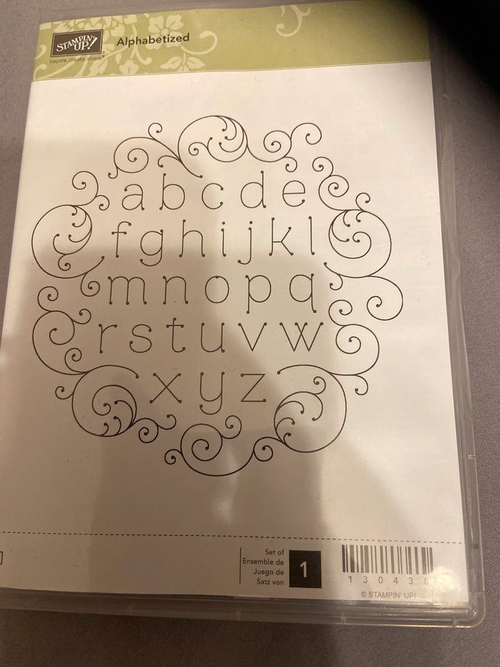 Stampin up Stempel alphabetized abc Alphabet in Gersthofen