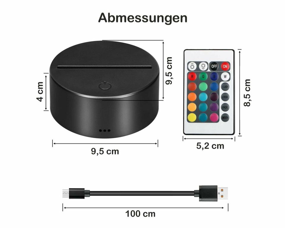 LED Lampe Delfin (auch mit Wunschnamen) in Schülp bei Rendsburg