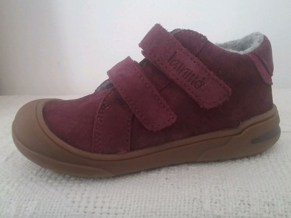 Lamino Leder Lauflernschuhe Sneakers warm gefüttert Gr. 24 * NEU* in Schalksmühle