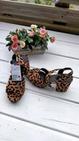 Plateau Sandalen,  Leopardenmuster,  Leomuster, gemustert, H&M Nordrhein-Westfalen - Steinhagen Vorschau