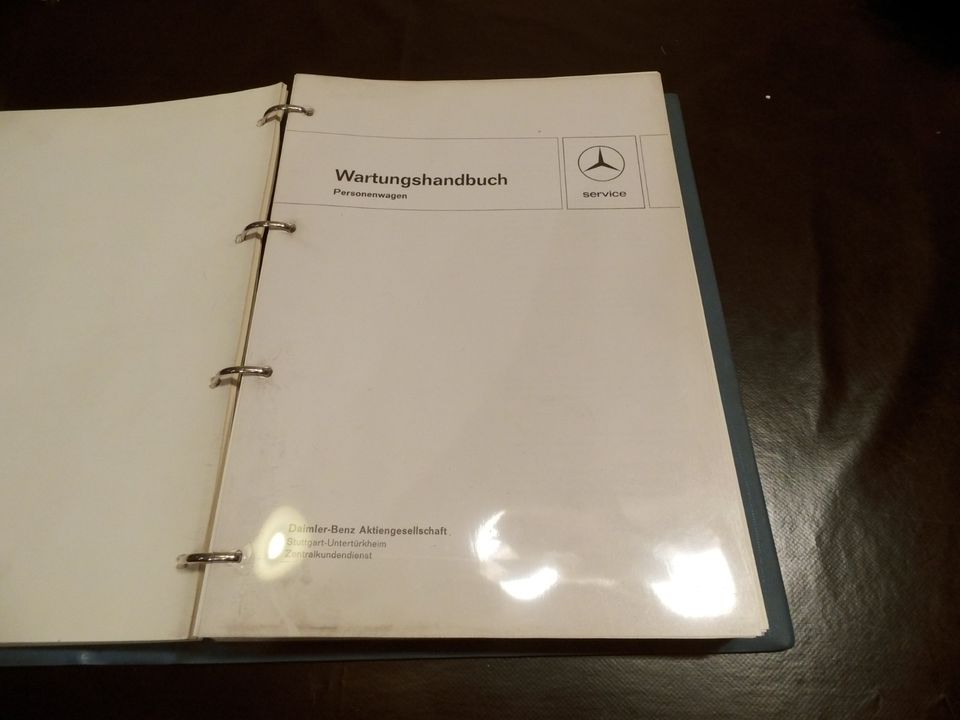 Werkstatthandbuch Mercedes W 100 107 114 115 116 123 M 130 180 MB in Wittstock/Dosse