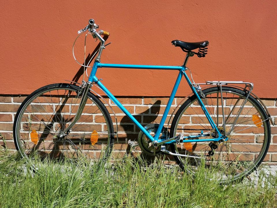 Herrenrad Rennrad Fahrrad Stahlrahmen gemufft Brooks fahrbereit! in Berlin