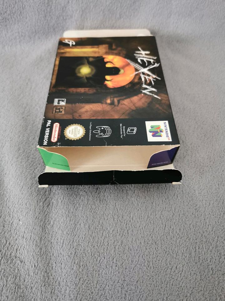 N64/Nintendo 64 - Hexen (Pal) mit Ovp, inlay & Anleitung. Sammler in Frankfurt am Main