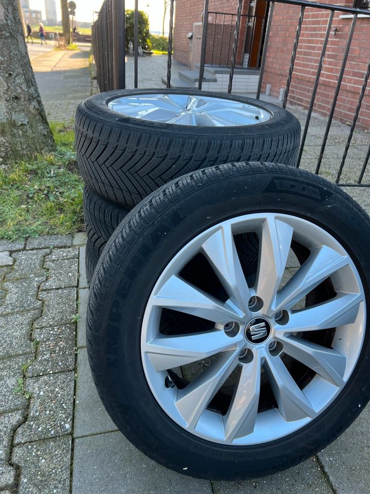 5x112 Original Seat Ateca Alufelgen mit Bereifung 17“ in Düsseldorf