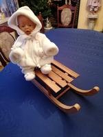Vintage Baby Born Puppe 1990 mit Schlitten Winteroutfit Baden-Württemberg - Lahr (Schwarzwald) Vorschau