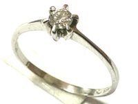 585er / 14 kt Weiss Gold Solitär Brillant Ring ca. 0,05ct Bochum - Bochum-Mitte Vorschau