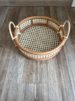 Rattan Tablett mit Griff 35cm Durchmesser Hessen - Sinn Vorschau