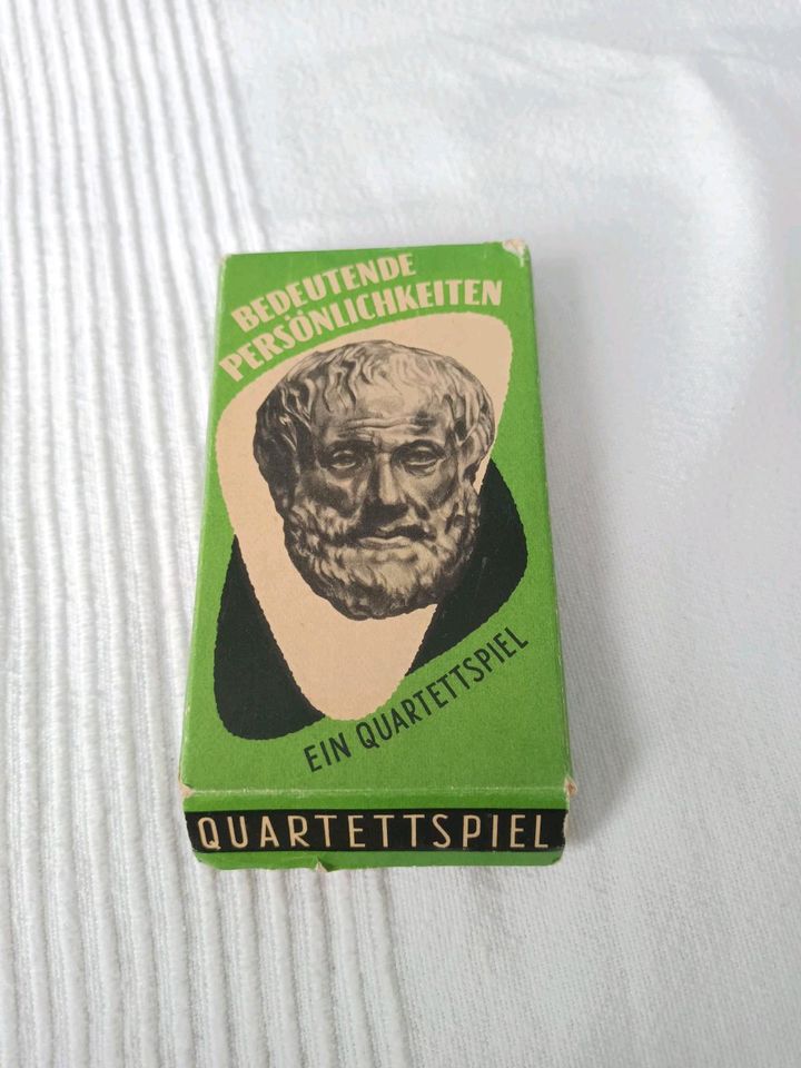 Bedeutende Persönlichkeiten Kartenspiel Quartett, vollständig in Gießen