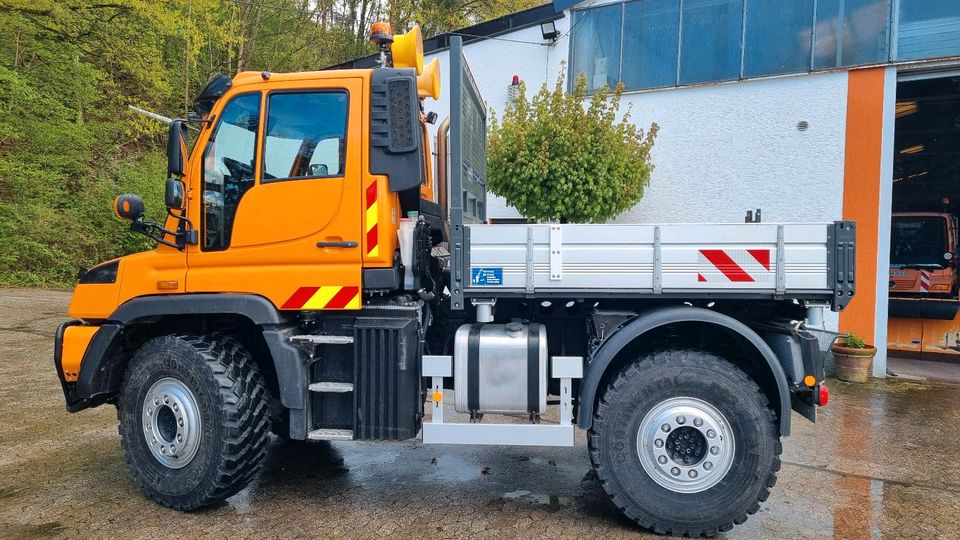 Unimog 405 U427 EAS nur 28tsd km. Hydrostat Mercedes Benz Kipper Unimog in Selters