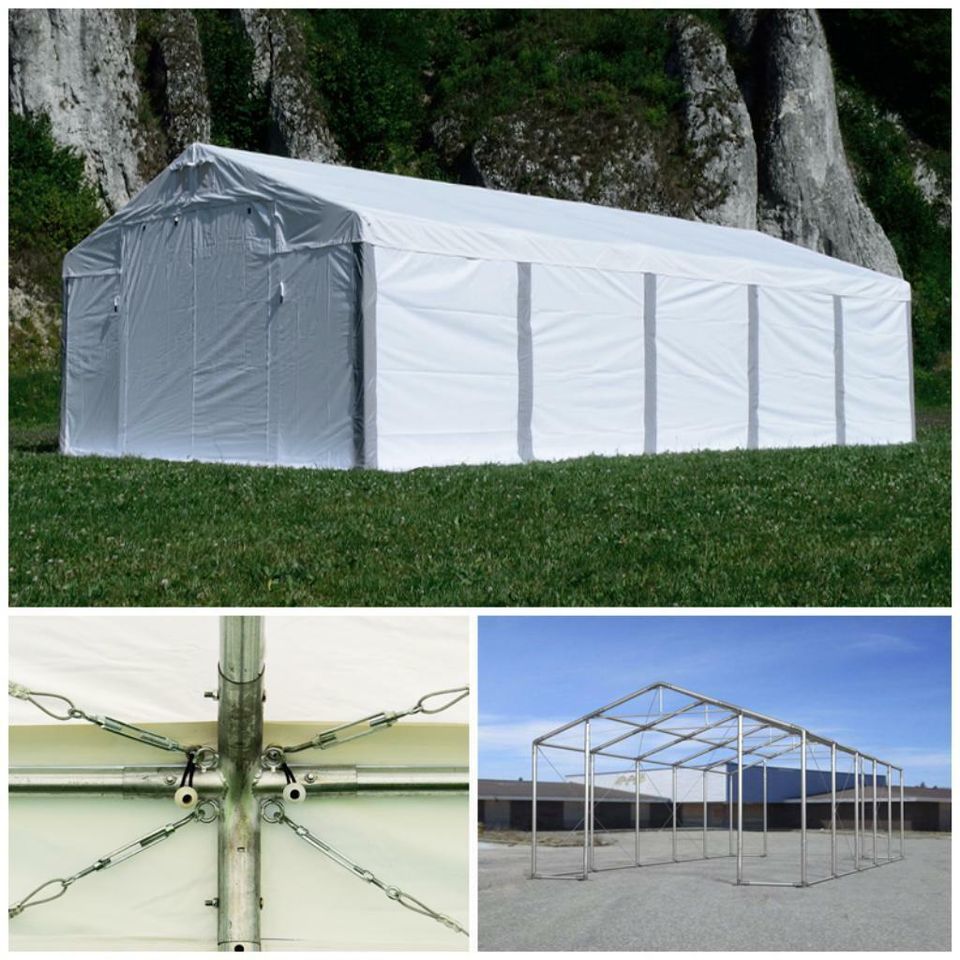 Feuerfeste Zelthalle 6x8x2,5 Lager Carport stark Sonderangebot in Görlitz