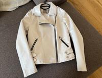 Lederjacke weiß Gr. 34 Bayern - Kammeltal Vorschau
