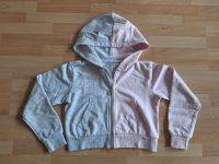 Zip Hoodie Jacke grau rosa Größe 134 140 Sachsen - Oederan Vorschau