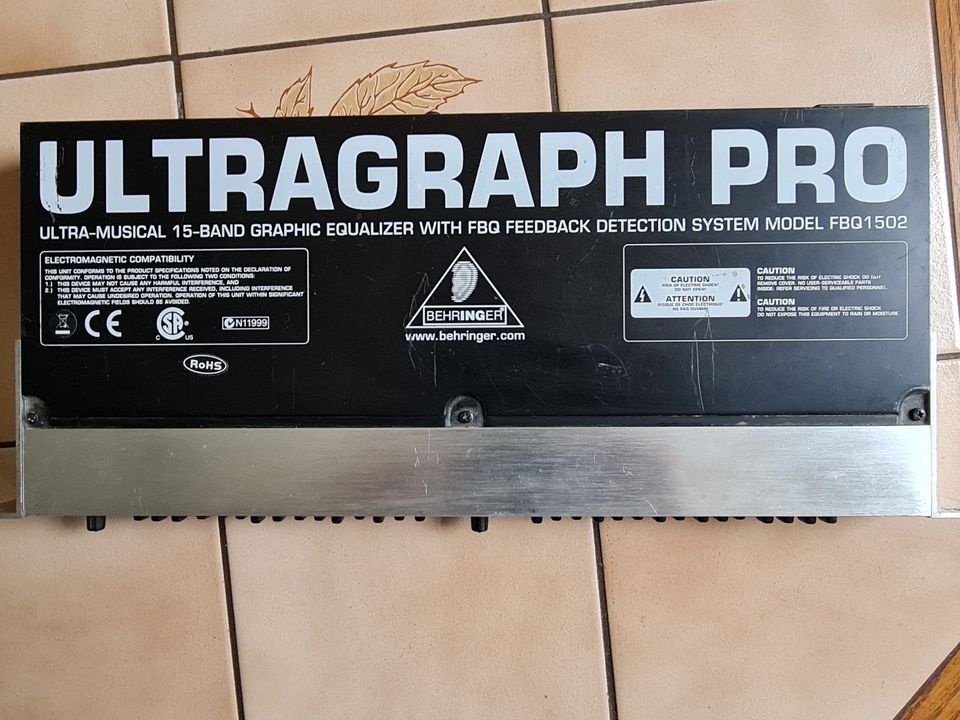 Behringer FBQ1502 Ultragraph Pro Grafik-Equalizer in Pausa/Vogtland
