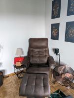 Relax Sessel mit Hocker, Mikrofaser in Lederoptik Bayern - Kolbermoor Vorschau