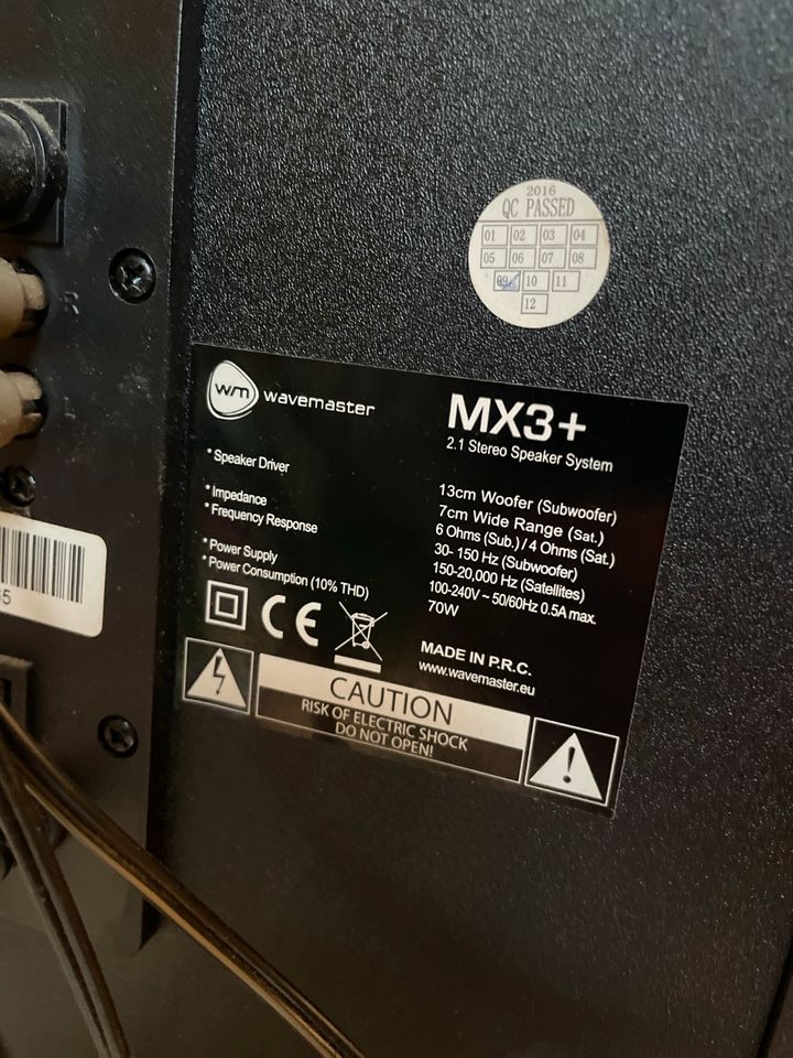Wavemaster MX3+ Lautsprecher defekt für Bastler Ersatzteile in Berlin
