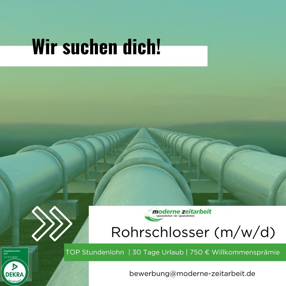 Rohrschlosser (m/w/d)! TOP Angebot! in Hamburg