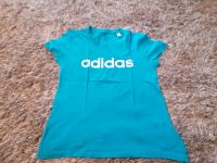 T-Shirt von Adidas in Azurblau Gr. S Nordrhein-Westfalen - Warendorf Vorschau