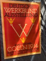 Altes Werbeplakat „Deutsche Werkbund Austellung Köln 1914“ Thüringen - Erfurt Vorschau