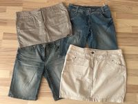 Bekleidungspaket 2 Röcke kurz und 2 Hosen Shorts Jeans 42/44 L/XL Schleswig-Holstein - Bargteheide Vorschau