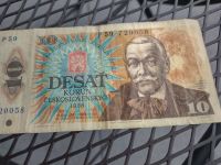10 Kronen Tschechoslowakei - Geldschein 1986 - Korun Ceskoslovens Bayern - Buchloe Vorschau