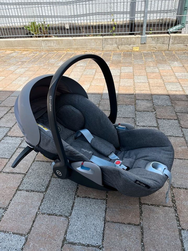 Cybex Platinum Babyschale Cloud Z2 i-Size Plus grau soho grey in Markt Indersdorf