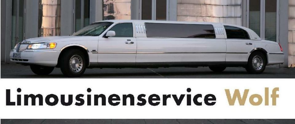 Stretchlimousine, Hochzeitsauto, Limousine, Chauffeurservice in Aachen