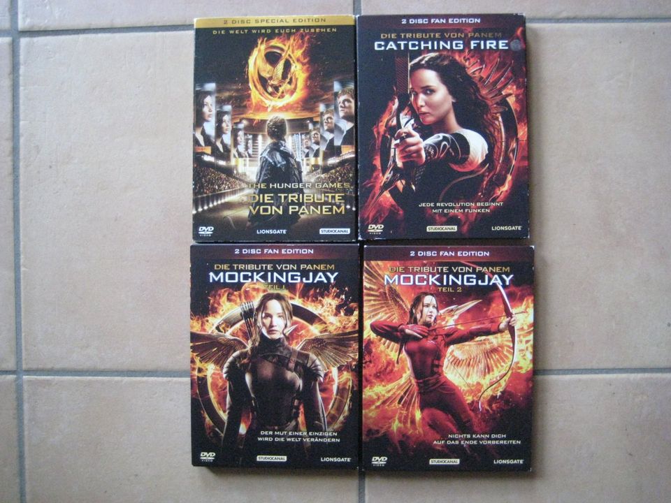 Tribute von Panem Trilogie 4x2 DVD's in Schüttorf