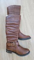 Neuwertige Lederstiefel von Pier One in Größe 38 Hessen - Münzenberg Vorschau