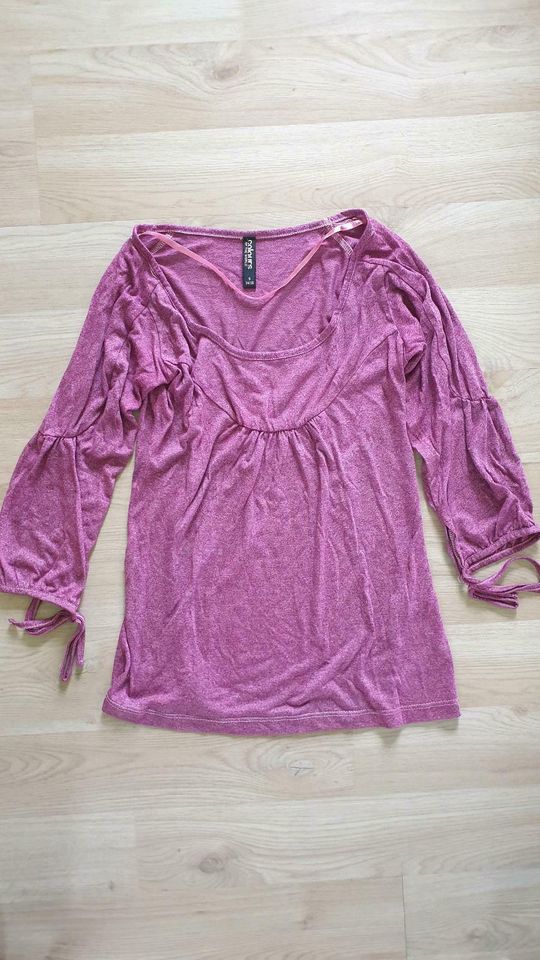 Umstandsshirt S Lila aubergine Beere Colours of The World neu in Cham