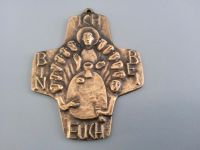 Kreuz Bronze Ich bin bei Euch  9,5 x 8,5 cm Nordrhein-Westfalen - Dorsten Vorschau