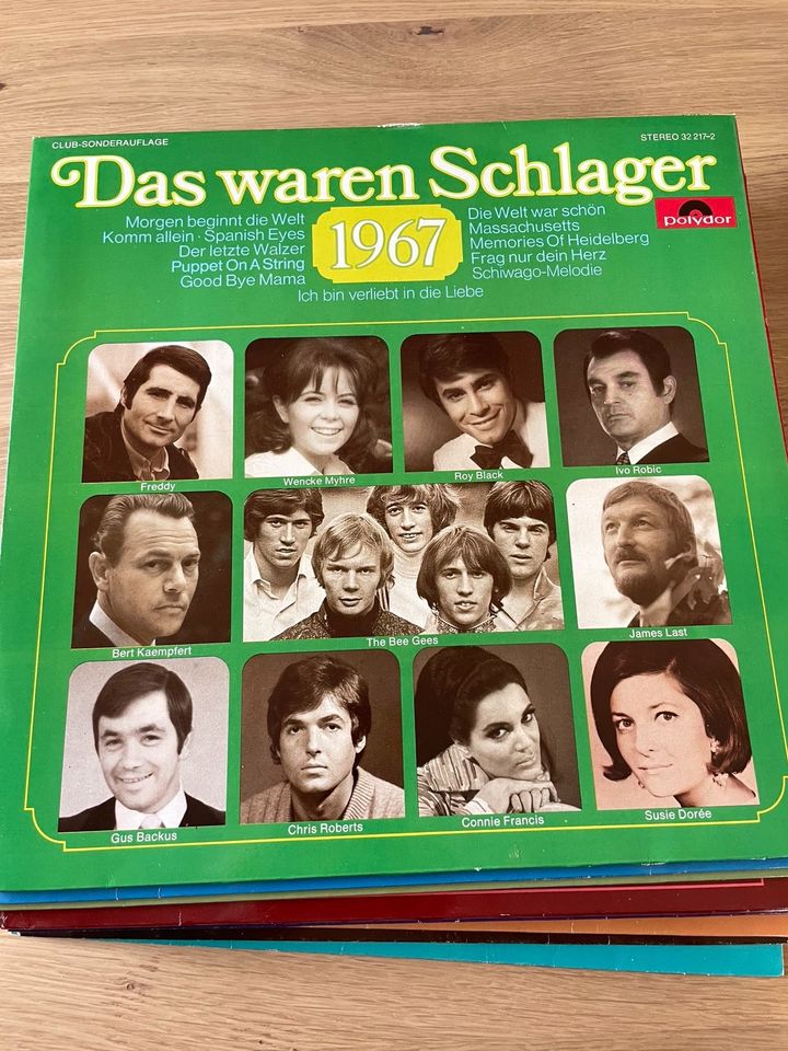 Schallplatten das waren Schlager 1951 - 1976 LP Sammlung in Pfofeld