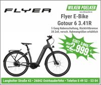 E-Bike Flyer Gotour 6 3.41R REDUZIERT Wave Damen Anthrazit Bosch Niedersachsen - Ostrhauderfehn Vorschau