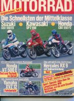 MOTORRAD Nr.12 /1983 - gutes Exemplar Hannover - Kirchrode-Bemerode-Wülferode Vorschau