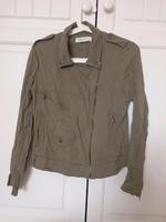 Leichte Jacke Gr 36 - 38 Promod Khaki Schulterklappen v. Details Hessen - Sinntal Vorschau