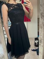 Kleid Festtagskleid Bolero Schwarz Spitze Rüschen schulterfrei Brandenburg - Bernau Vorschau