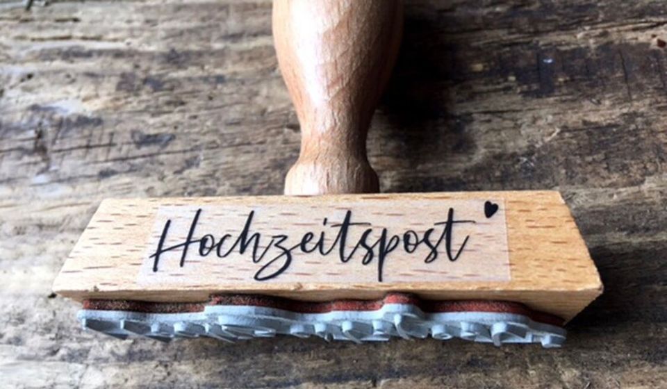 Stempel Hochzeitspost in Freiburg im Breisgau