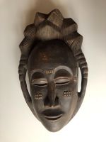 Geschnitzte Baule Maske aus Holz - Elfenbeinküste - Westafrika Baden-Württemberg - Gengenbach Vorschau