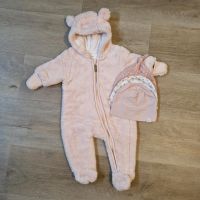 Teddyfleece-Overall von H&M und 3 dünnere Mützen Sachsen-Anhalt - Salzwedel Vorschau