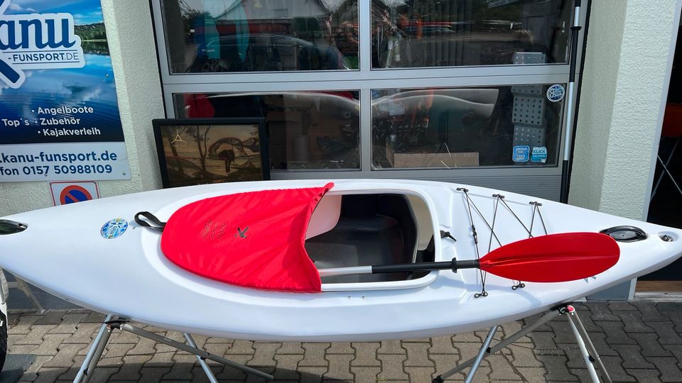 „Pimp your Kayak“ Kajak „Fun“ in ganz weiß Kanu Paddelboot NEU in Leipzig