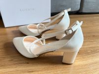 Brautschuhe Hellen Ivory Satin | Rainbow Club Gr. 41 wie neu Brandenburg - Schwedt (Oder) Vorschau