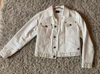 NEU Jeansjacke weiß Take Two Glitzer Strass Steinchen Perlen 36 S Bayern - Würzburg Vorschau