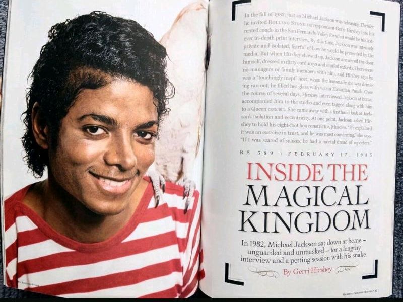 MICHAEL JACKSON Rolling Stone Special Commemorative Issue in Dortmund